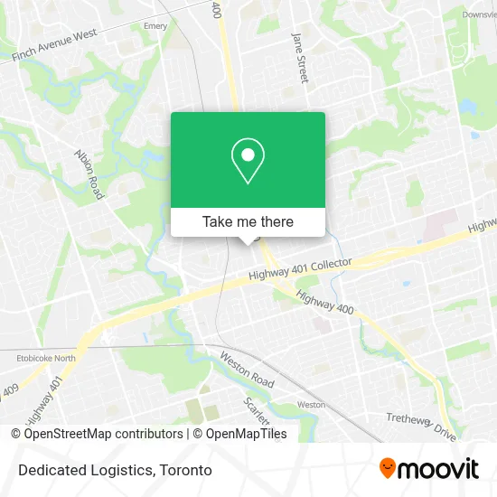 Dedicated Logistics map