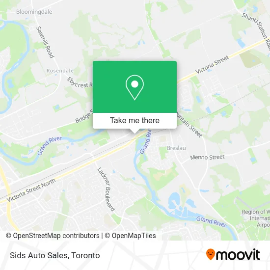 Sids Auto Sales map