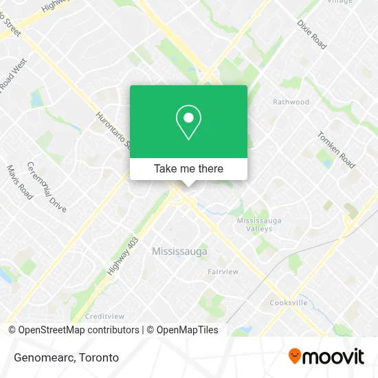 Genomearc map