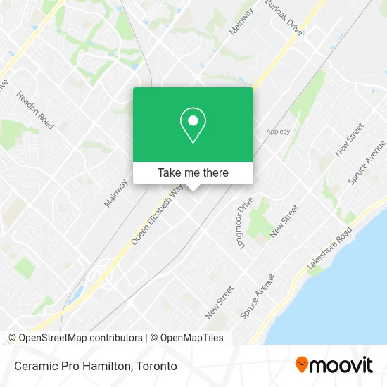 Ceramic Pro Hamilton map