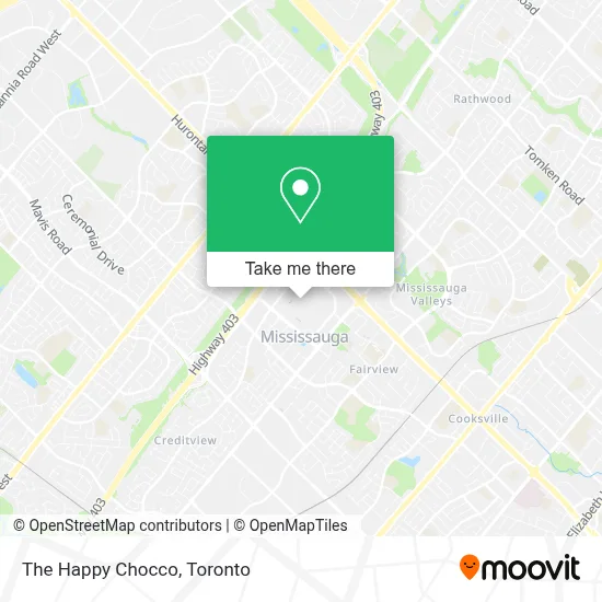 The Happy Chocco map