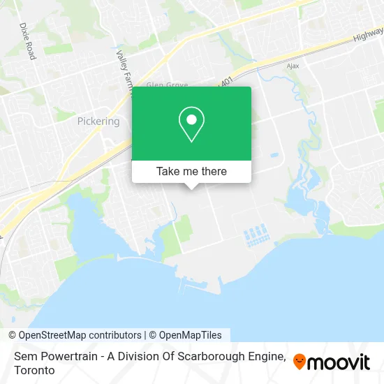 Sem Powertrain - A Division Of Scarborough Engine map