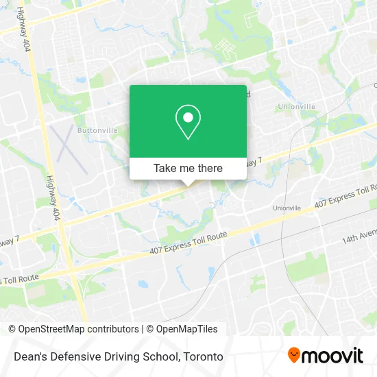 Dean's Defensive Driving School map