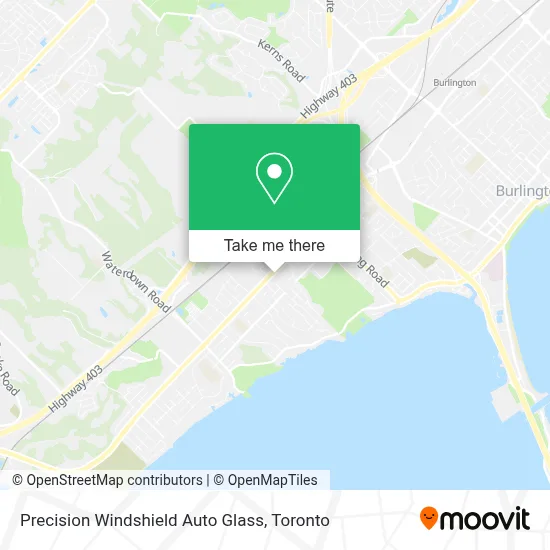 Precision Windshield Auto Glass map