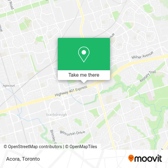 Acora map