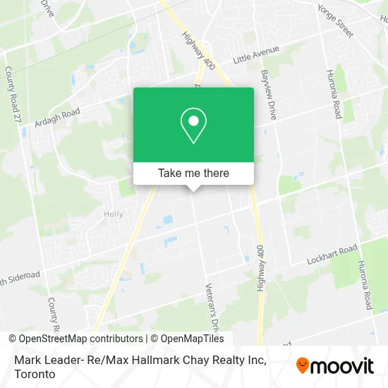 Mark Leader- Re / Max Hallmark Chay Realty Inc map