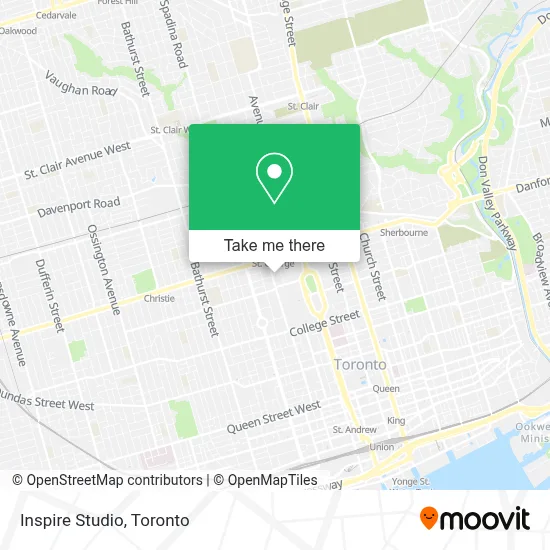 Inspire Studio map