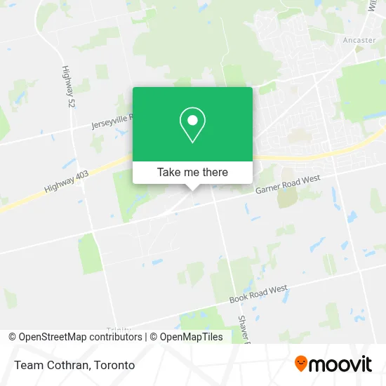 Team Cothran map
