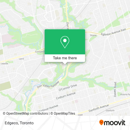 Edgeco map