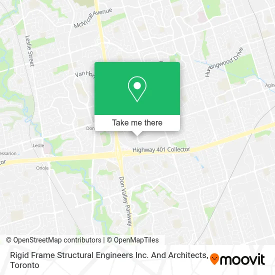 Rigid Frame Structural Engineers Inc. And Architects map