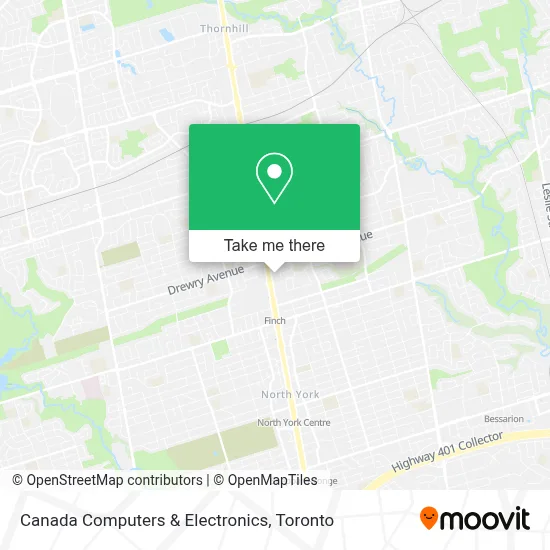 Canada Computers & Electronics map