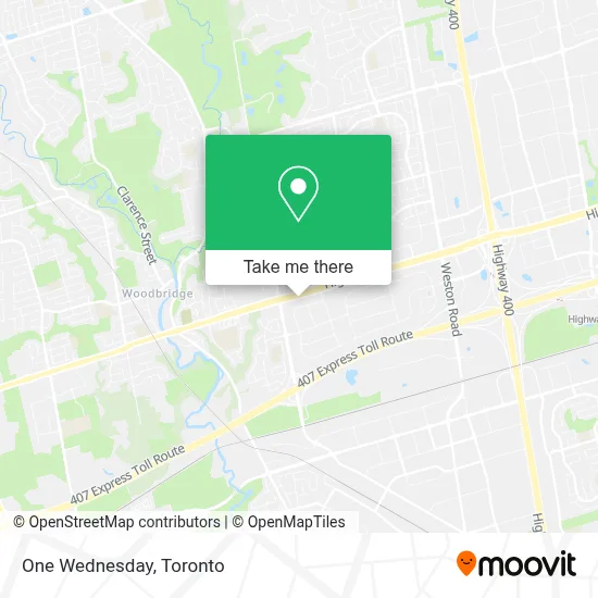 One Wednesday map