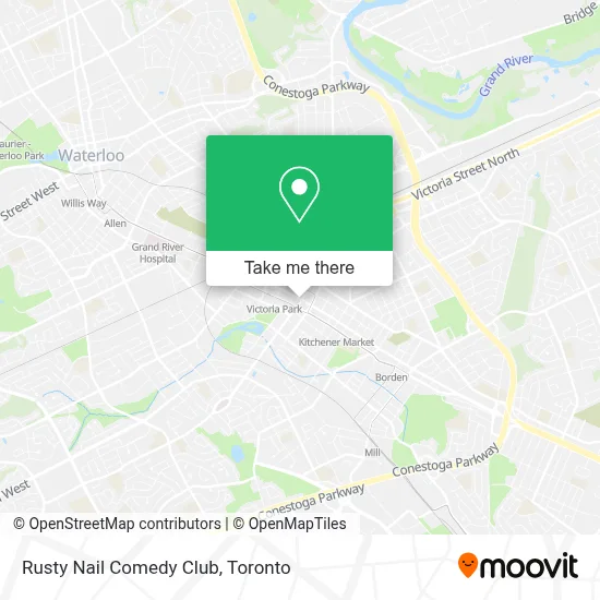 Rusty Nail Comedy Club map