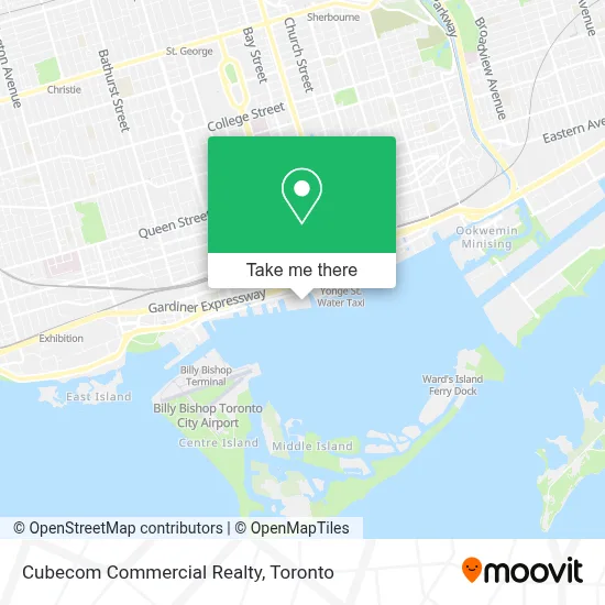Cubecom Commercial Realty map