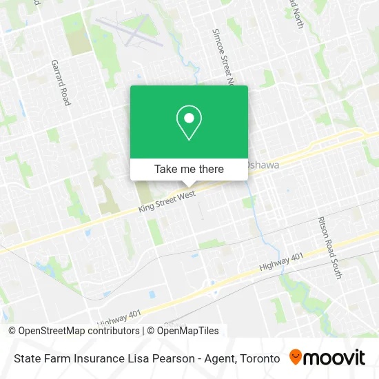 State Farm Insurance Lisa Pearson - Agent map