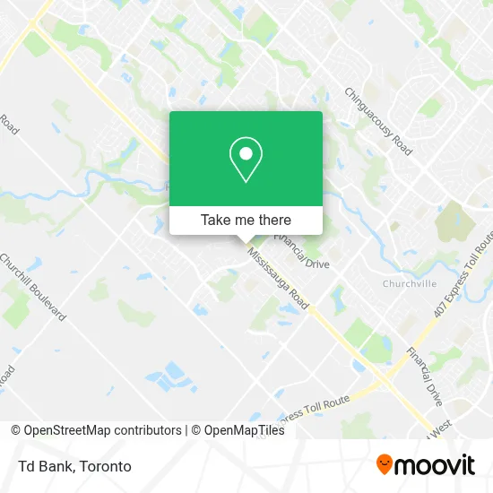 Td Bank map