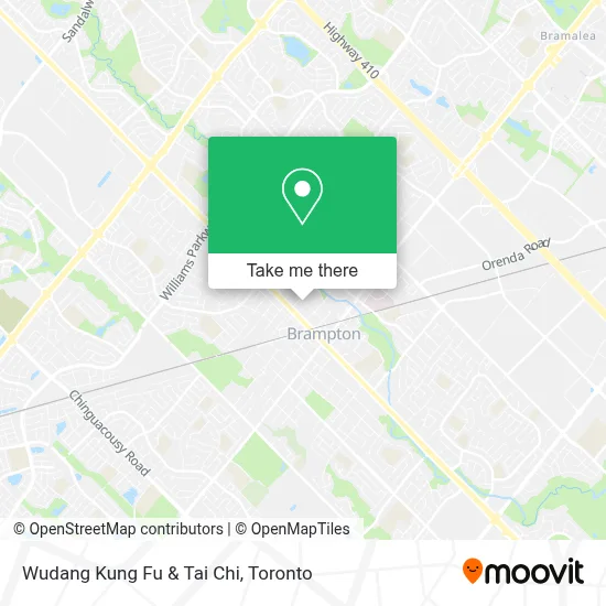 Wudang Kung Fu & Tai Chi map