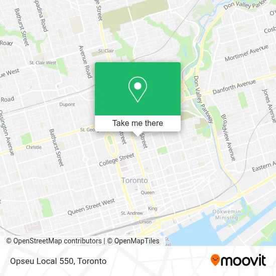 Opseu Local 550 map