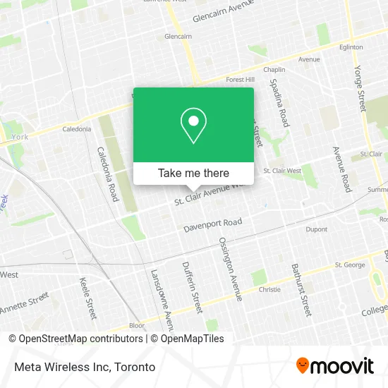 Meta Wireless Inc map