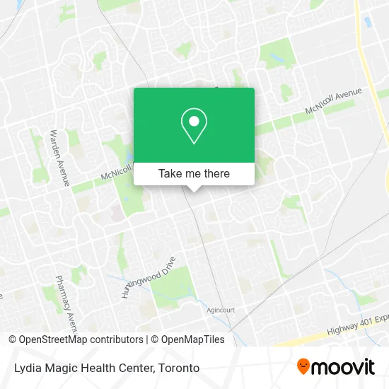 Lydia Magic Health Center map