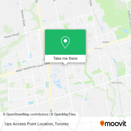 Ups Access Point Location plan
