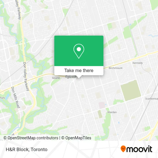 H&R Block map