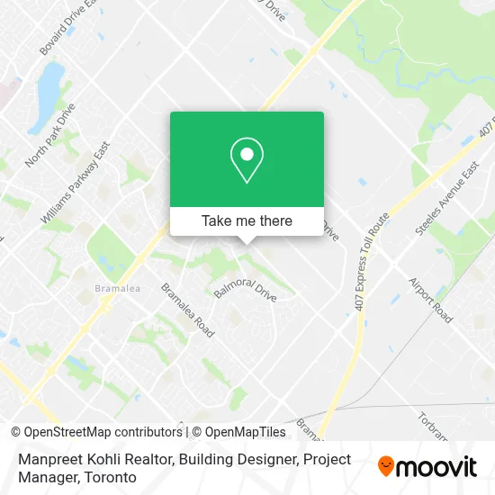 Manpreet Kohli Realtor, Building Designer, Project Manager map