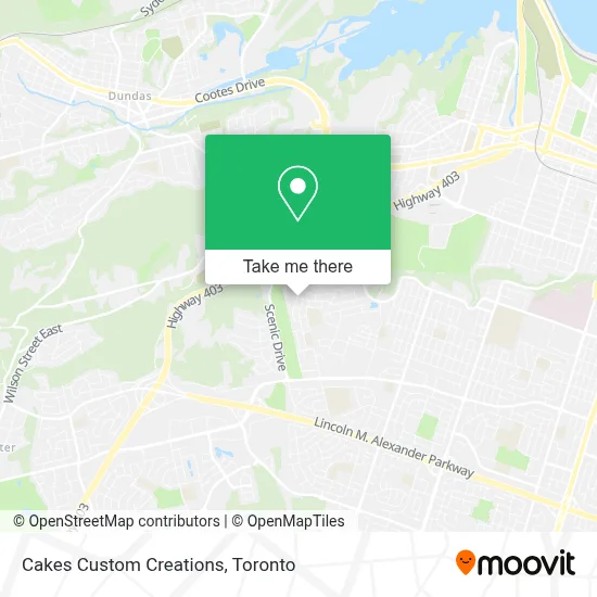 Cakes Custom Creations map