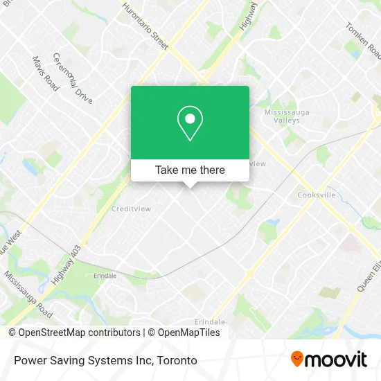 Power Saving Systems Inc map