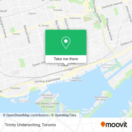 Trinity Underwriting map