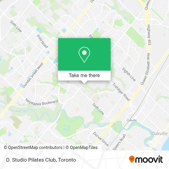 D. Studio Pilates Club map