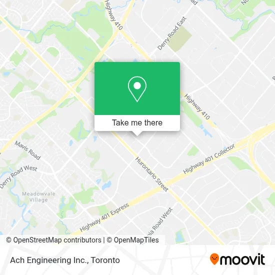 Ach Engineering Inc. map