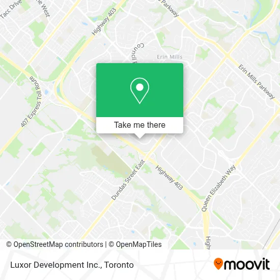 Luxor Development Inc. map