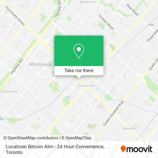 Localcoin Bitcoin Atm - 24 Hour Convenience map