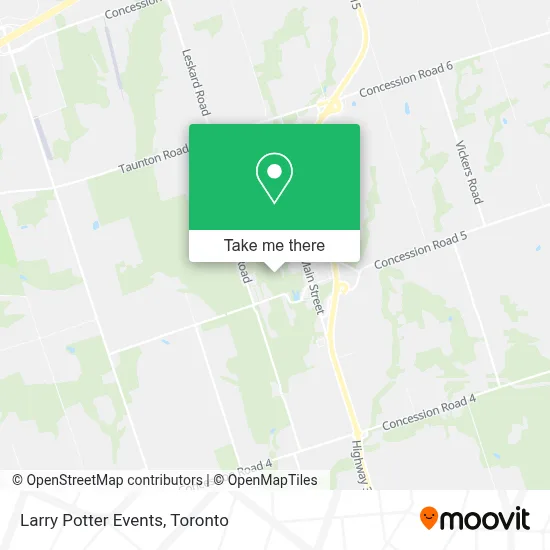 Larry Potter Events map