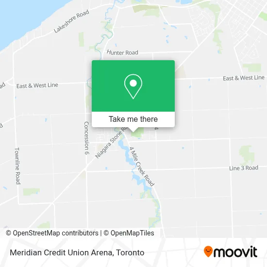 Meridian Credit Union Arena map