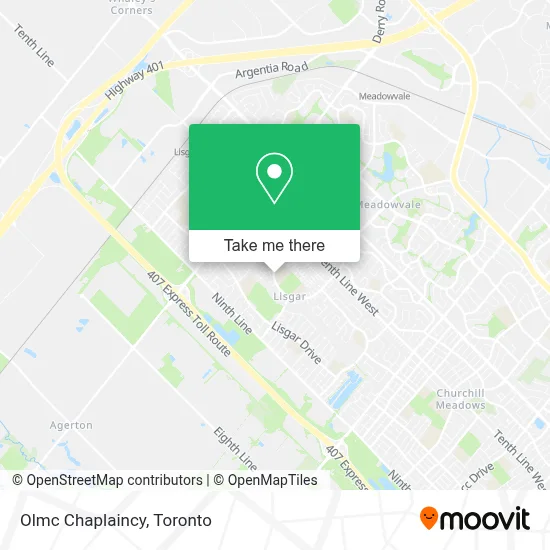 Olmc Chaplaincy map