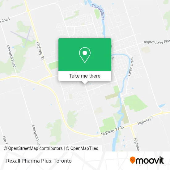 Rexall Pharma Plus map