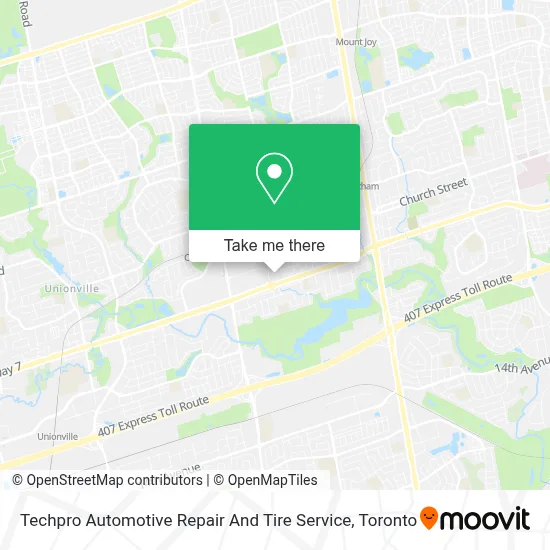 Techpro Automotive Repair And Tire Service map