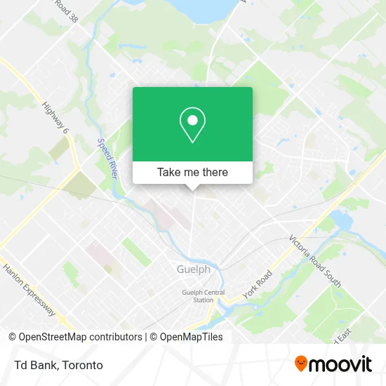 Td Bank map