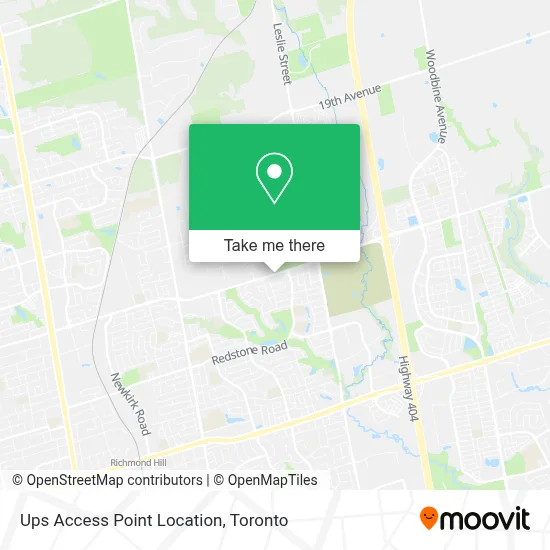 Ups Access Point Location plan