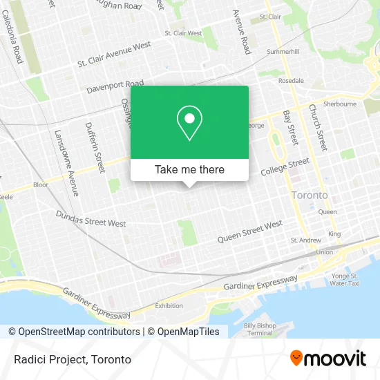 Radici Project map