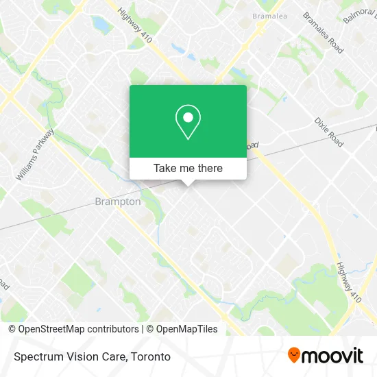 Spectrum Vision Care map