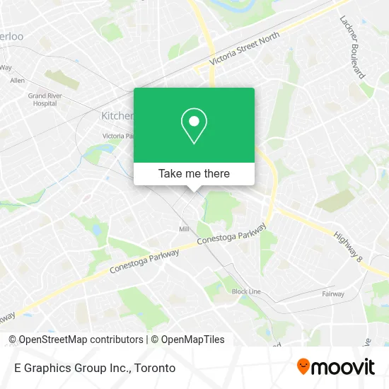E Graphics Group Inc. map