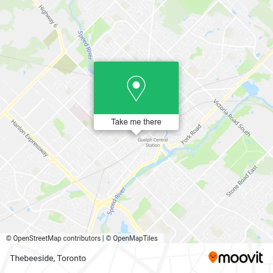Thebeeside map