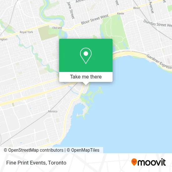 Fine Print Events map