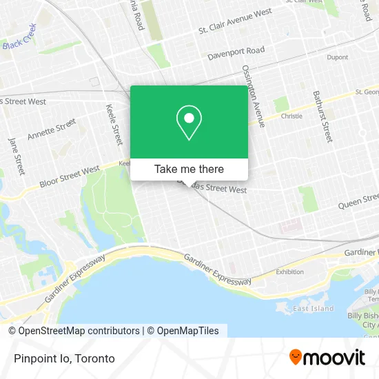 Pinpoint Io map