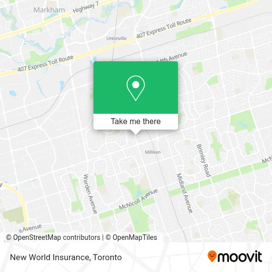 New World Insurance map
