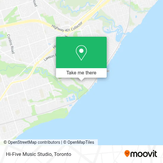 Hi-Five Music Studio map