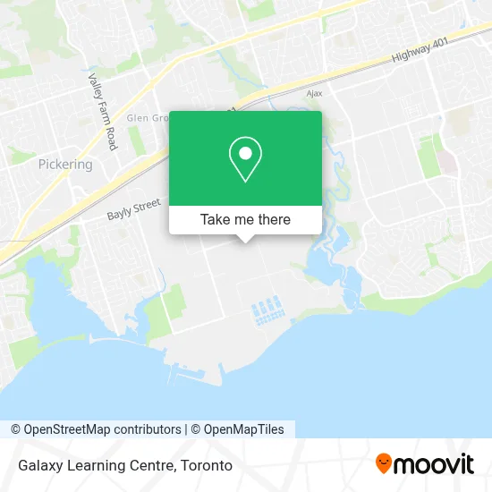 Galaxy Learning Centre map